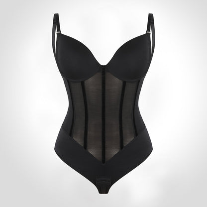 Amber - Shapewear Bodysuit met 5 stalen baleinen