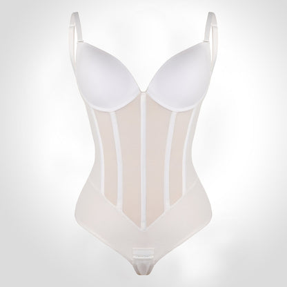 Amber - Shapewear Bodysuit met 5 stalen baleinen