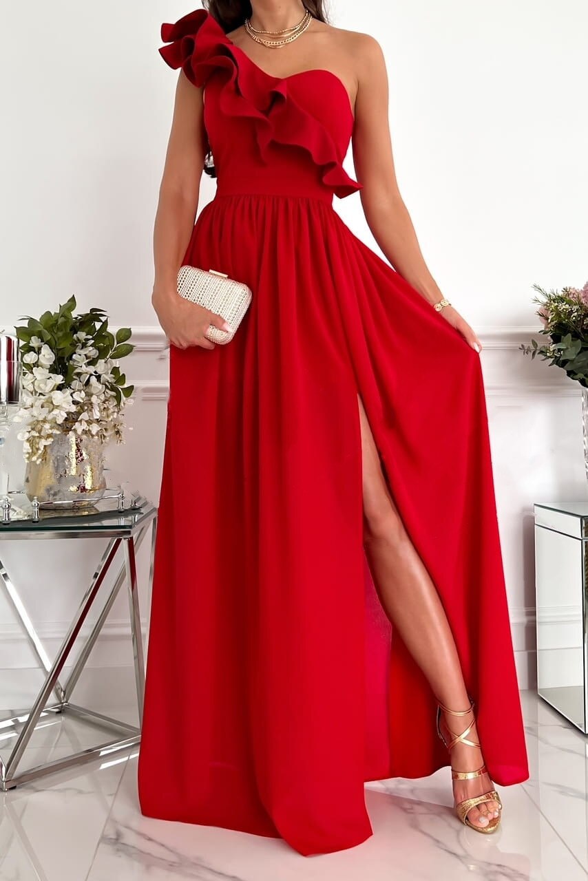 Robe Soirée Longue Épaule Dégagée
