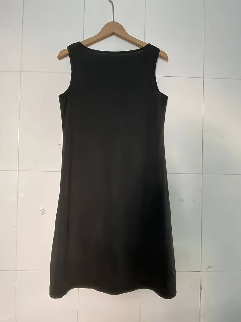 Robe Mini Sans Manches Tie Dye Imprimé pour Femme
