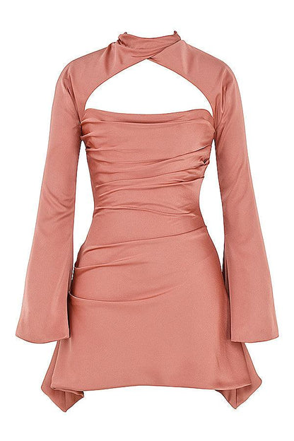Robe Corset Mini à Encolure Carrée Époustouflante pour Femme