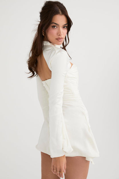 Robe Corset Mini à Encolure Carrée Époustouflante pour Femme