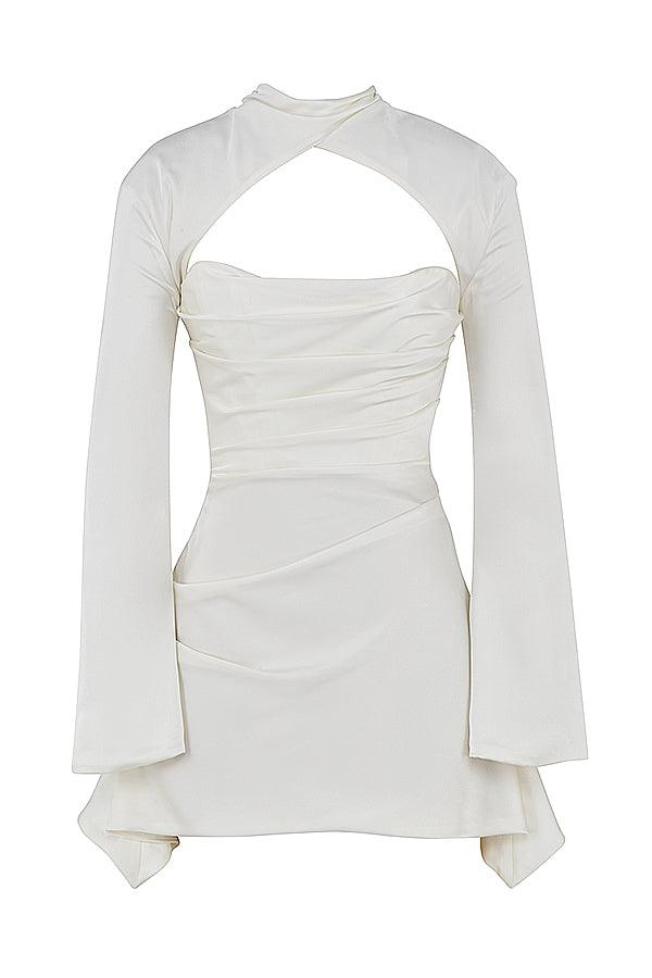 Robe Corset Mini à Encolure Carrée Époustouflante pour Femme
