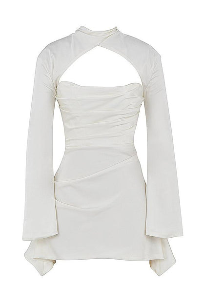 Robe Corset Mini à Encolure Carrée Époustouflante pour Femme
