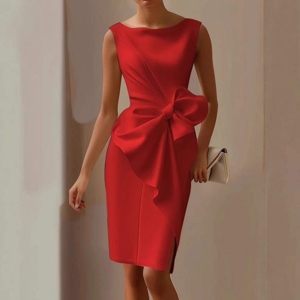 Athena™ | Robe à Nœud Papillon Élégante