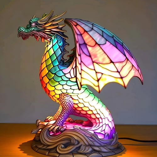 Hugo - Lampe En Verre Multicolore