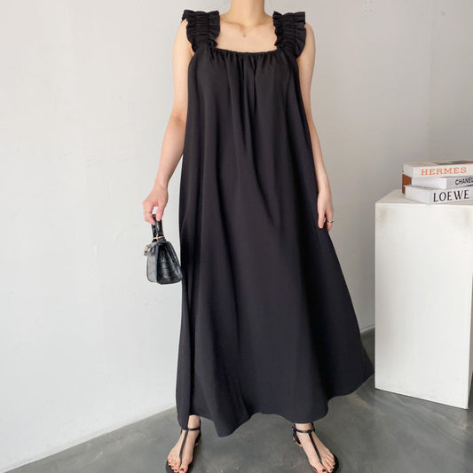 Robe tendance imprimée et fendue