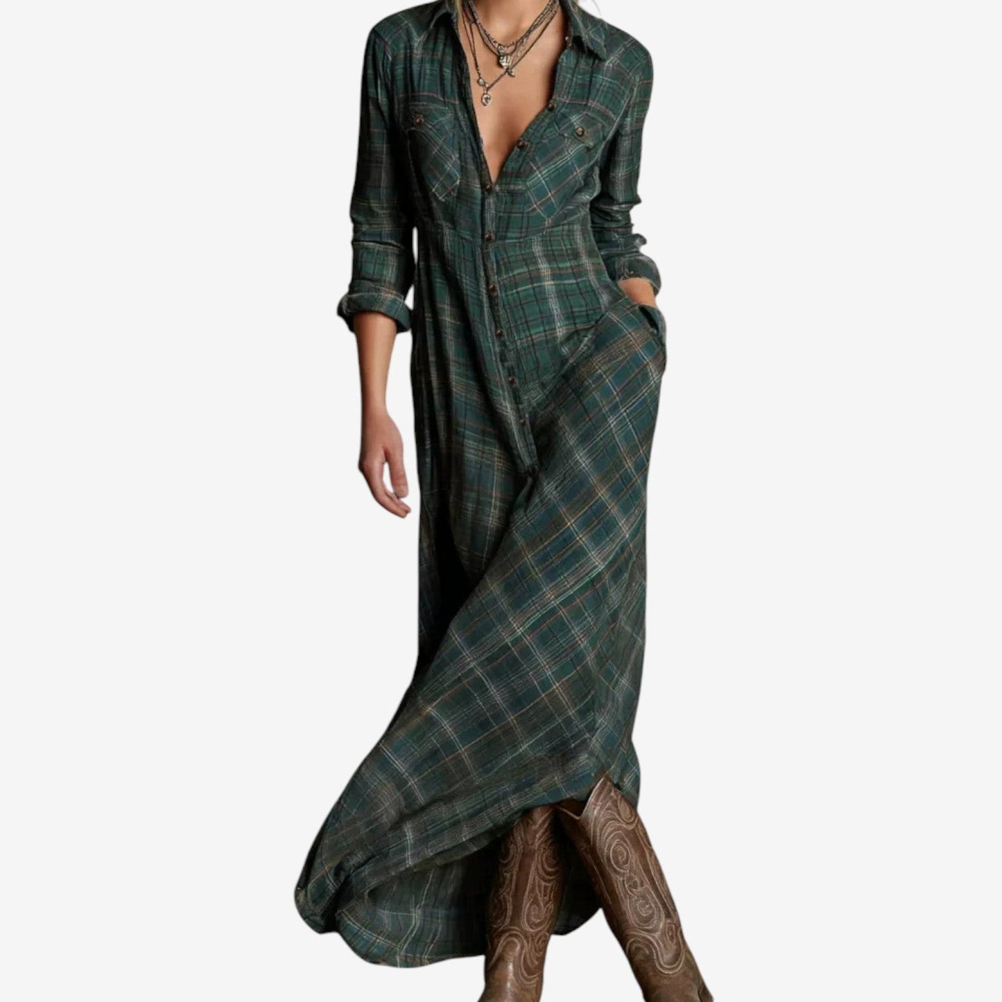Cécile™ Maxi Chemise Intemporelle