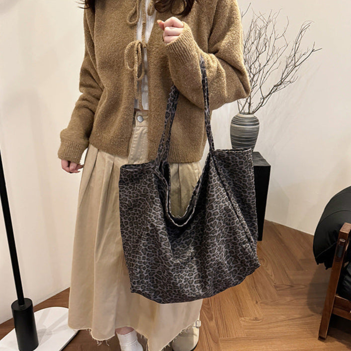 Sac fourre-tout léopard