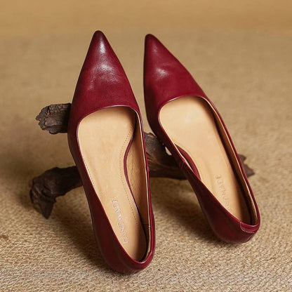 Escarpins Anok en cuir véritable