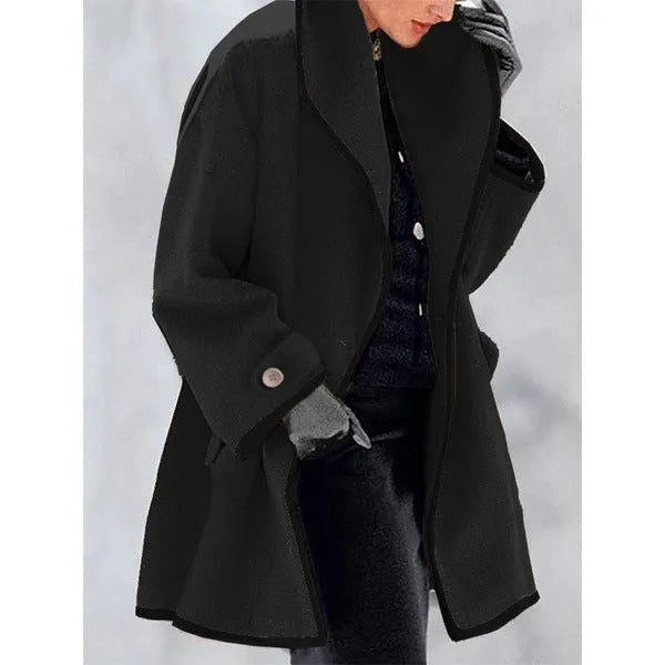 Isabelle Moreau | Manteau élégant à Col Large