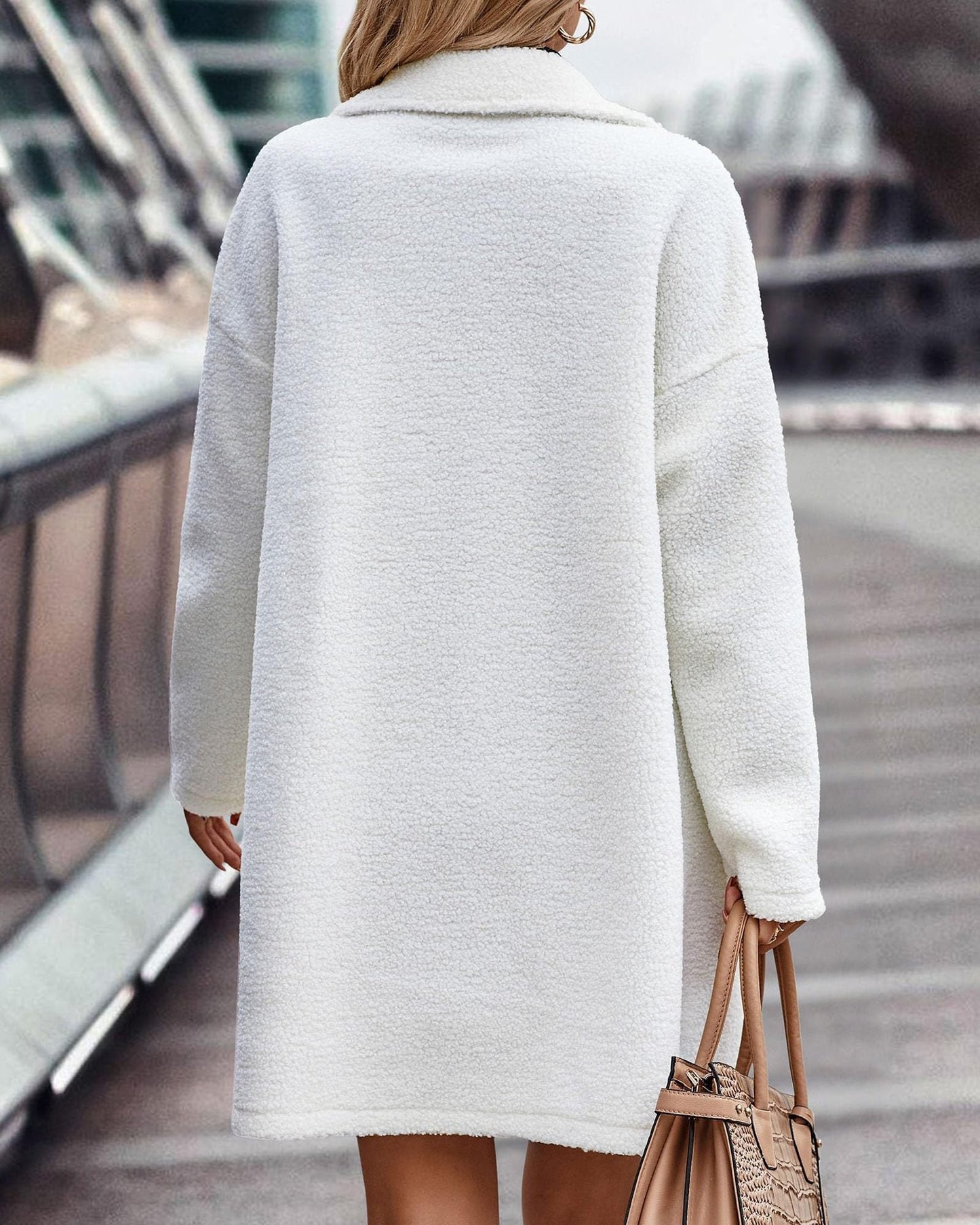 Susan™ | Manteau Long en Peluche