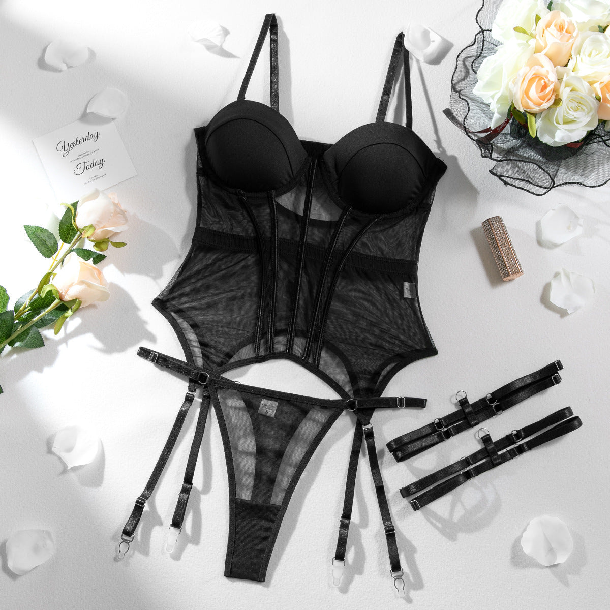 Amber™ | Ensemble de Lingerie Élégant