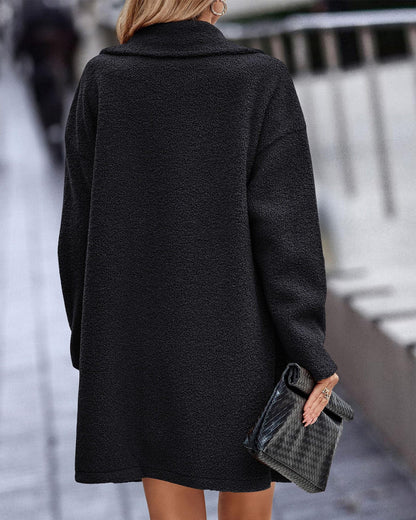 Susan™ | Manteau Long en Peluche