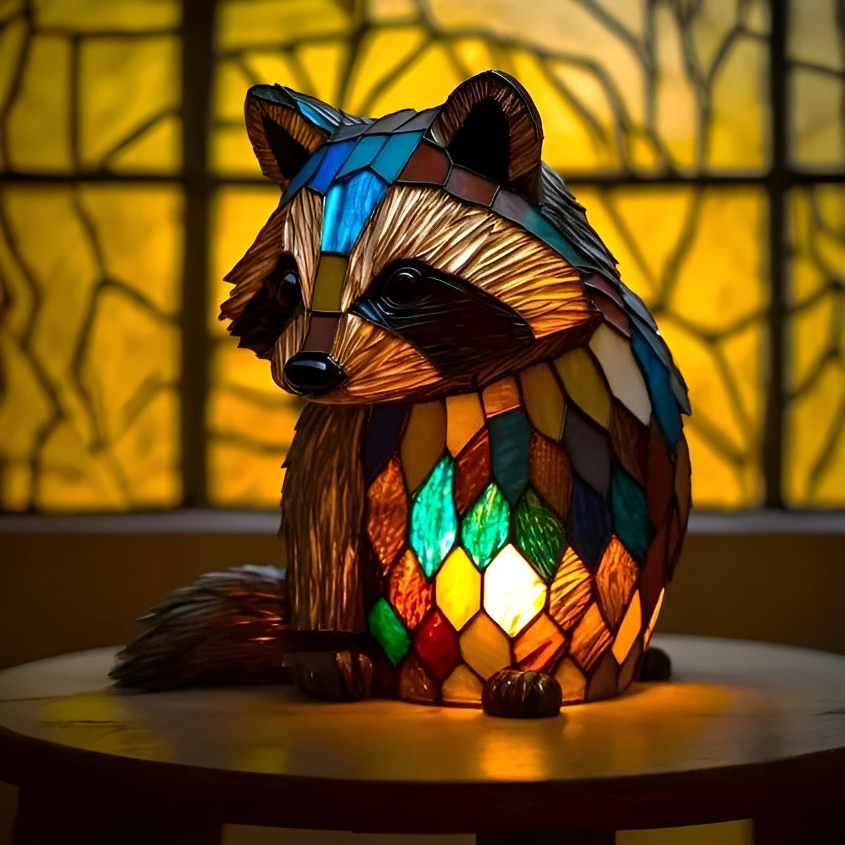 Rusty - Lampe En Verre Multicolore