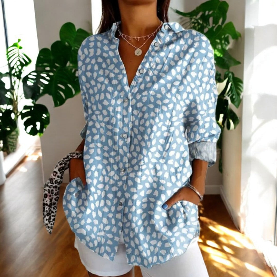 Anie™ | Blouse Vintage Élégante en Imprimé Floral