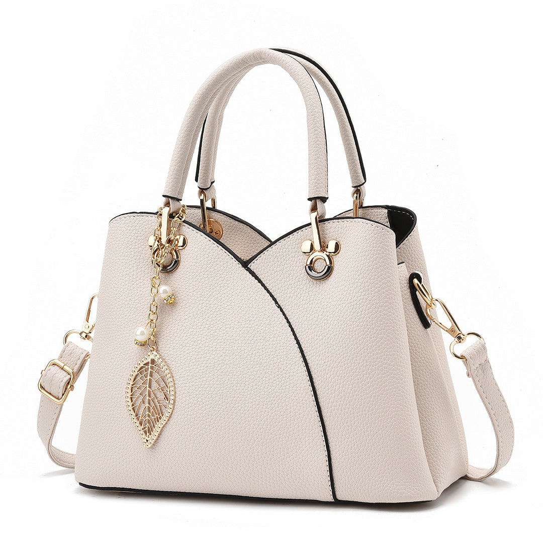 Sac à main en cuir grainé