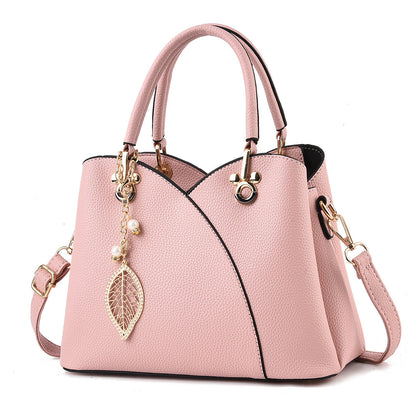 Sac à main en cuir grainé