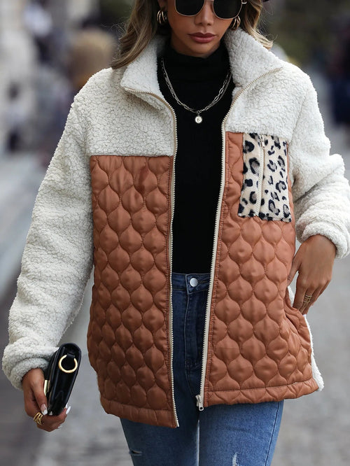 Isabelle Moreau | Veste élégante avec imprimé animalier