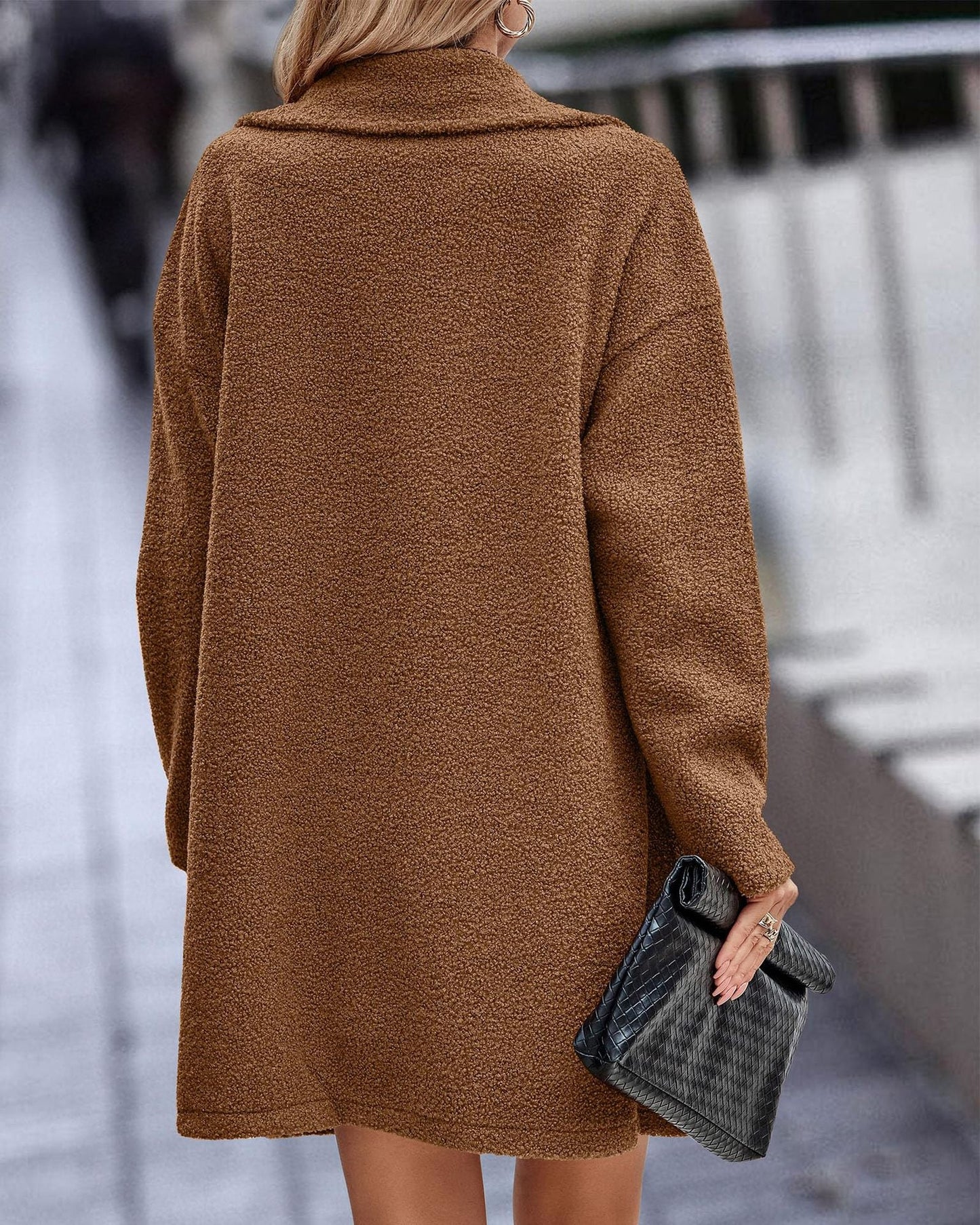 Susan™ | Manteau Long en Peluche