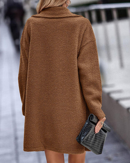 Susan™ | Manteau Long en Peluche