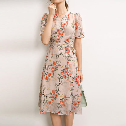 Rima™ | Robe en Soie Élégante