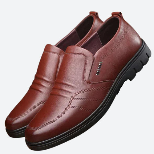 Chaussures en Cuir Antidérapantes Uniques pour Homme