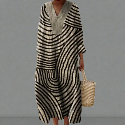 Galatea™ - Robe Géométrique Élégante au Design Moderne et Unique