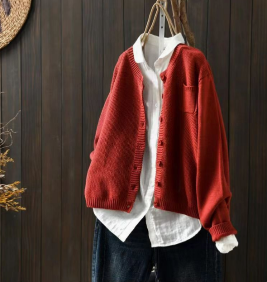 Rosa™ | Cardigan Décontracté et Élégant