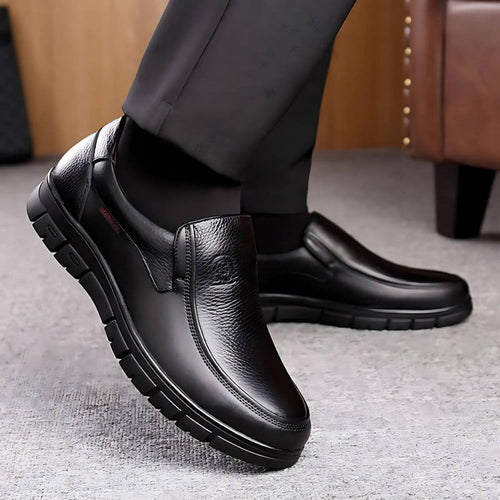 Chaussures Plates En Cuir Antidérapantes Élégantes Pour Homme