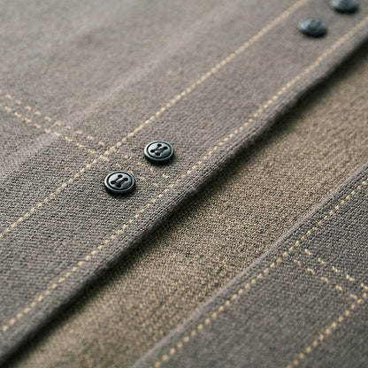 Cardigan en laine tissée