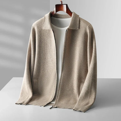 Bruno™ | Cardigan Zippé en Pur Cachemire