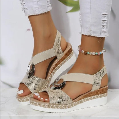 Briana | Sandales Compensées Confortables
