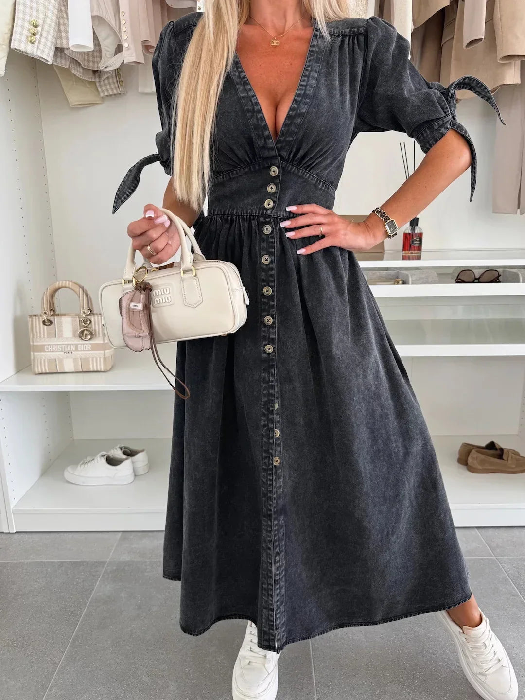 Jessie | Denim Charm Robe