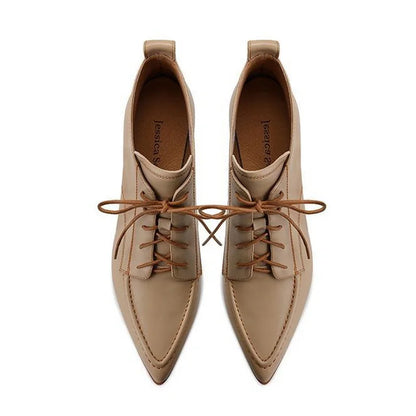 Elodie Lavin® | Bottines à lacets élégantes à talon