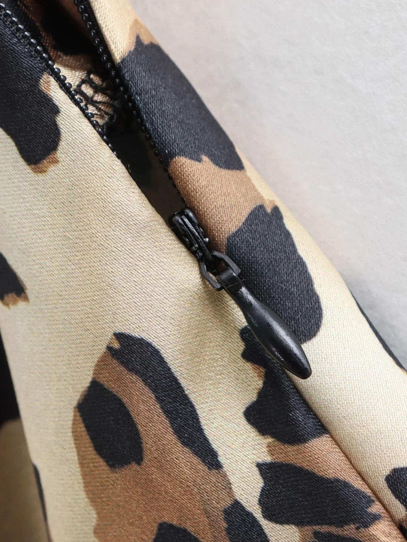Jupe longue leopard femme