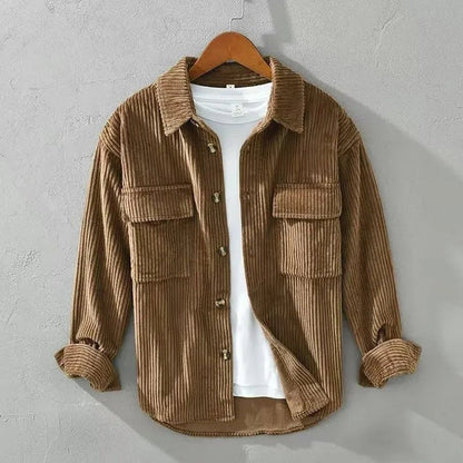 Chemise en velours côtelé