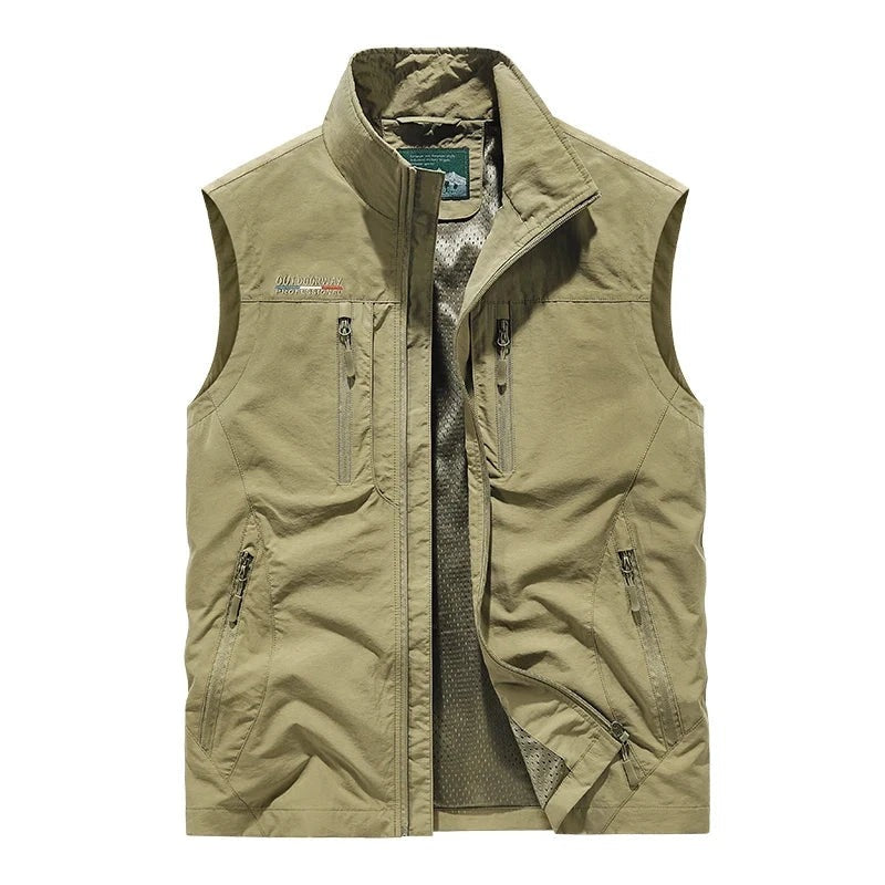 Veste sans manche de montagne