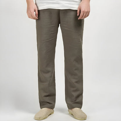 Pantalon en lin Hampton