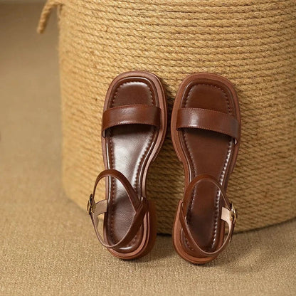 Sandales À Talon Klarina En Cuir