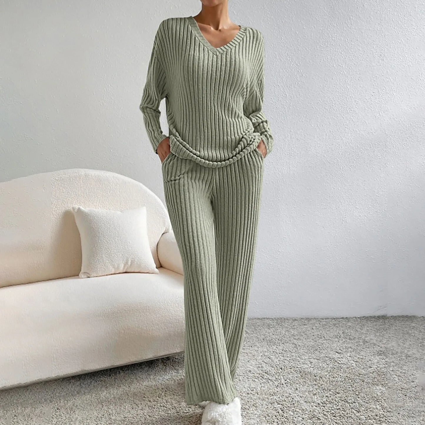 Cathy™ | Ensemble Élégant en Maille