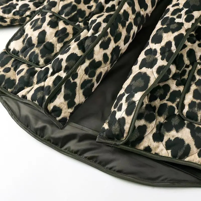 Manteau femme leopard