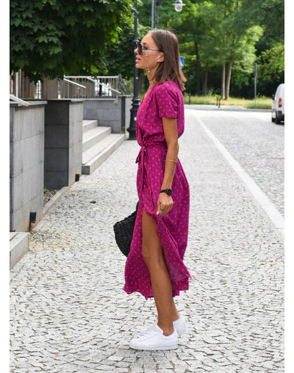 Suzanne - Élégante Robe à Col en V