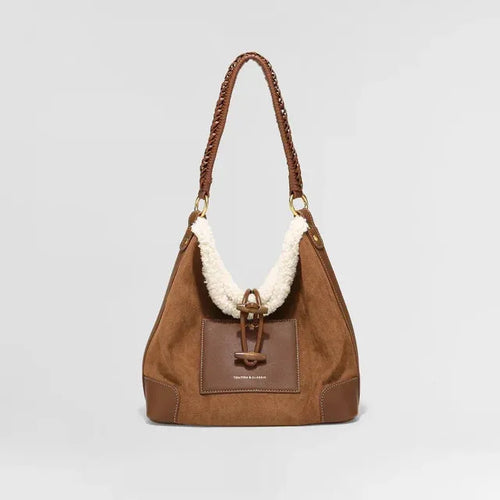 Élodie Lavin® | Sac fourre-tout luxueux en sherpa