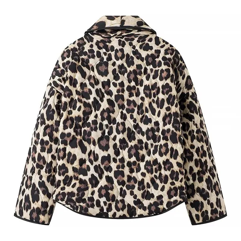 Manteau femme leopard
