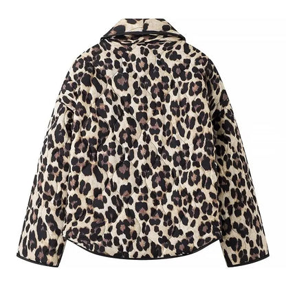 Manteau femme leopard