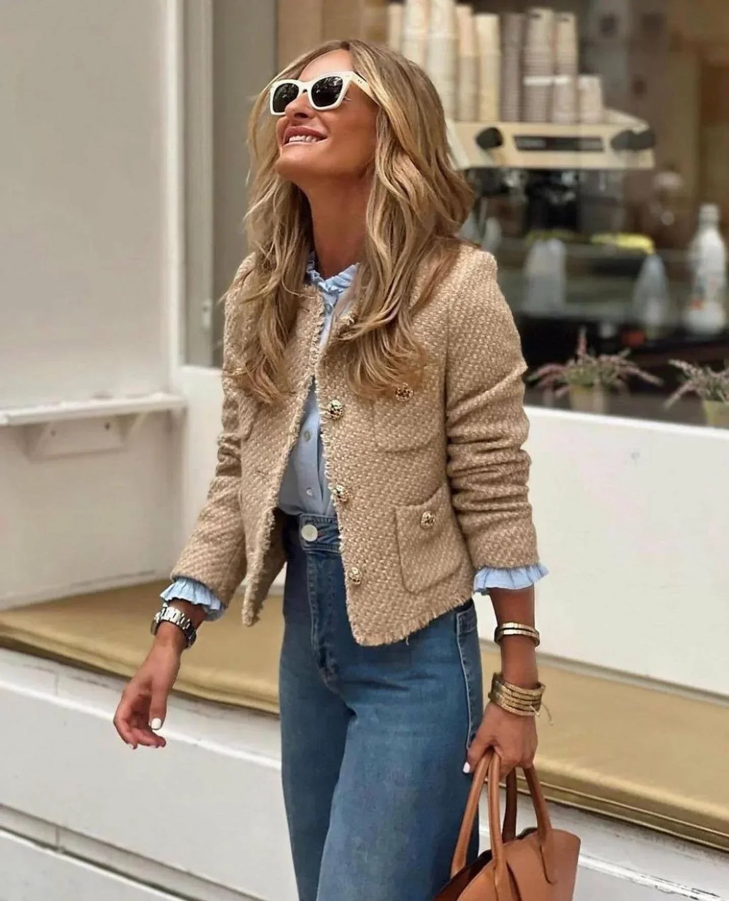 Elvy™ I Chic Parisien - Manteau élégant de printemps