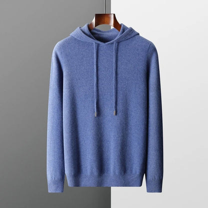Pull à capuche en laine mérinos Castillo