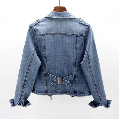 Veste zippée en jean Freya