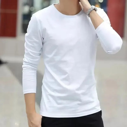 T shirt blanc manche longue